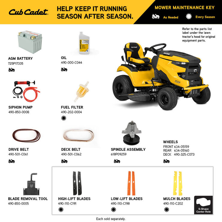 Cub cadet best sale cc30h attachments