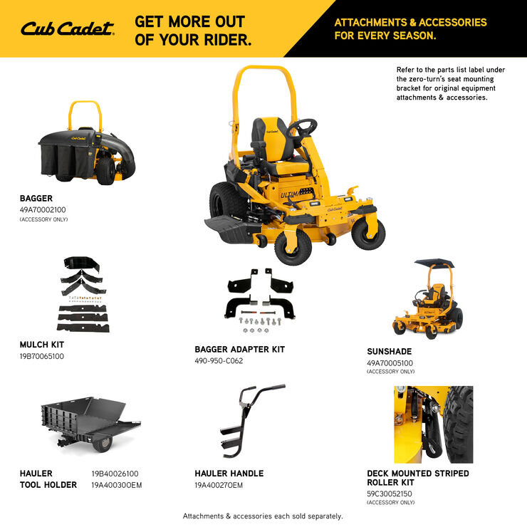 Cub Cadet Ztxs5 54 47rkcab7a10 Genes Power Equipment 7793